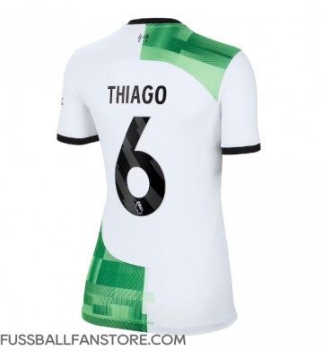 Liverpool Thiago Alcantara #6 Replik Auswärtstrikot Damen 2023-24 Kurzarm